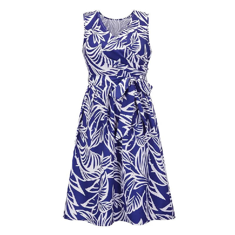 DressBetty - Summer V Neck Sleeveless Beach Dress