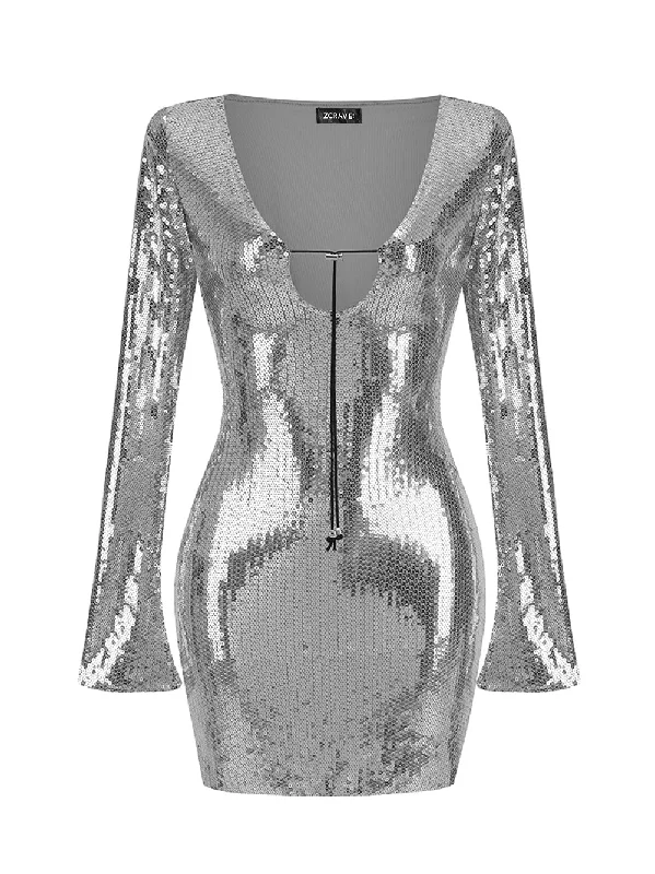 ETALE Sequins Mini Dress