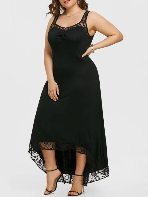 Plus Size Low Maxi Elegant Party Dress