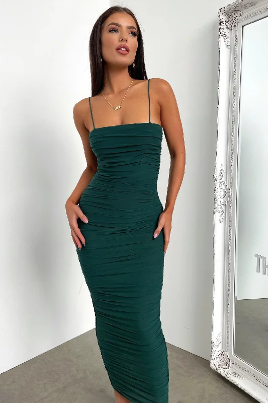 Zena Full Length Dress - Emerald