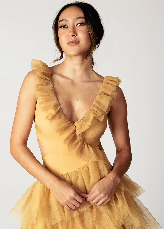 Adrienne Impact Dress in Butterscotch