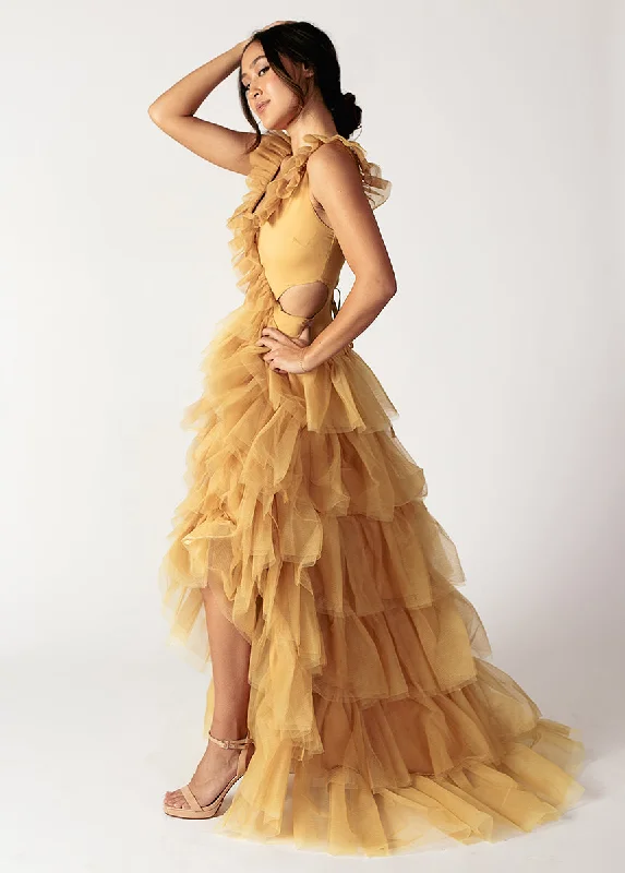 Adrienne Impact Dress in Butterscotch