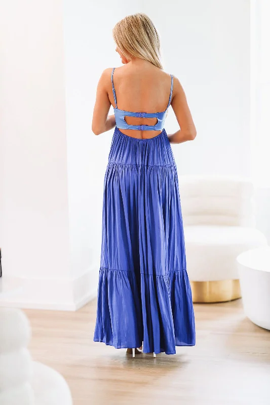 Caviar Dreams Maxi Dress - Blue