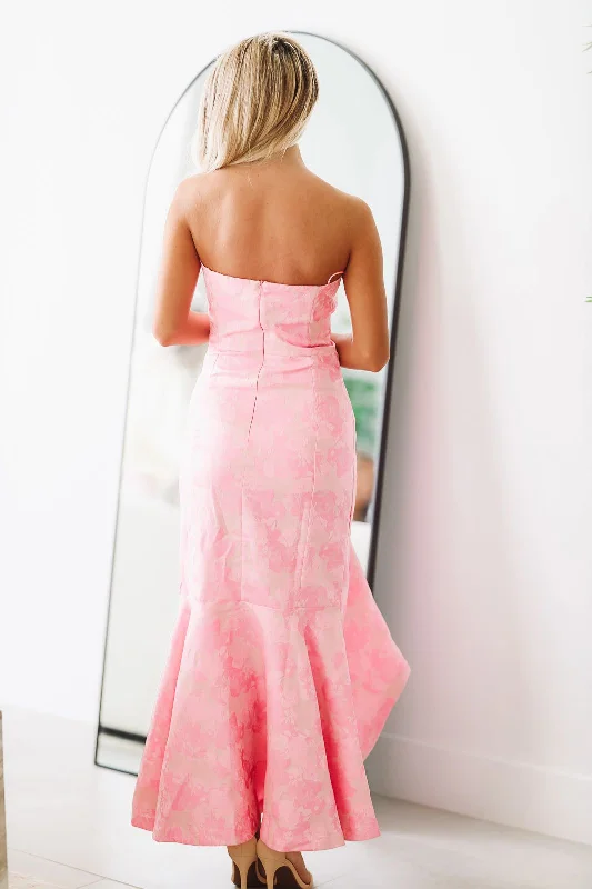 Chic Temptations Mermaid Maxi Dress - Pink