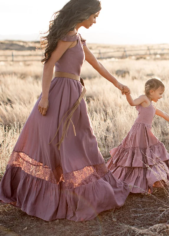 Coral Dress in Orchid