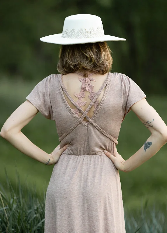 Novalie Dress in Heather Desert Shell