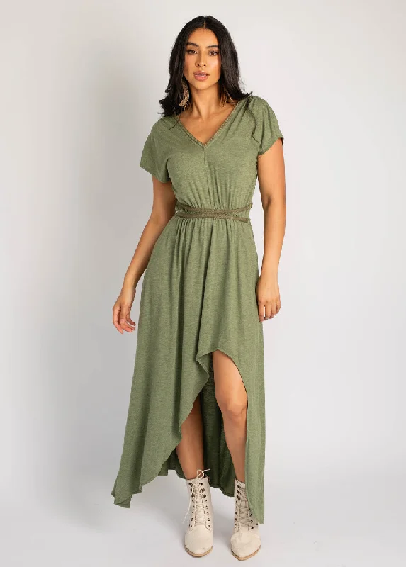 Novalie Dress in Heather Moss